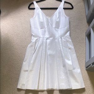 CeCe white shimmer Dress